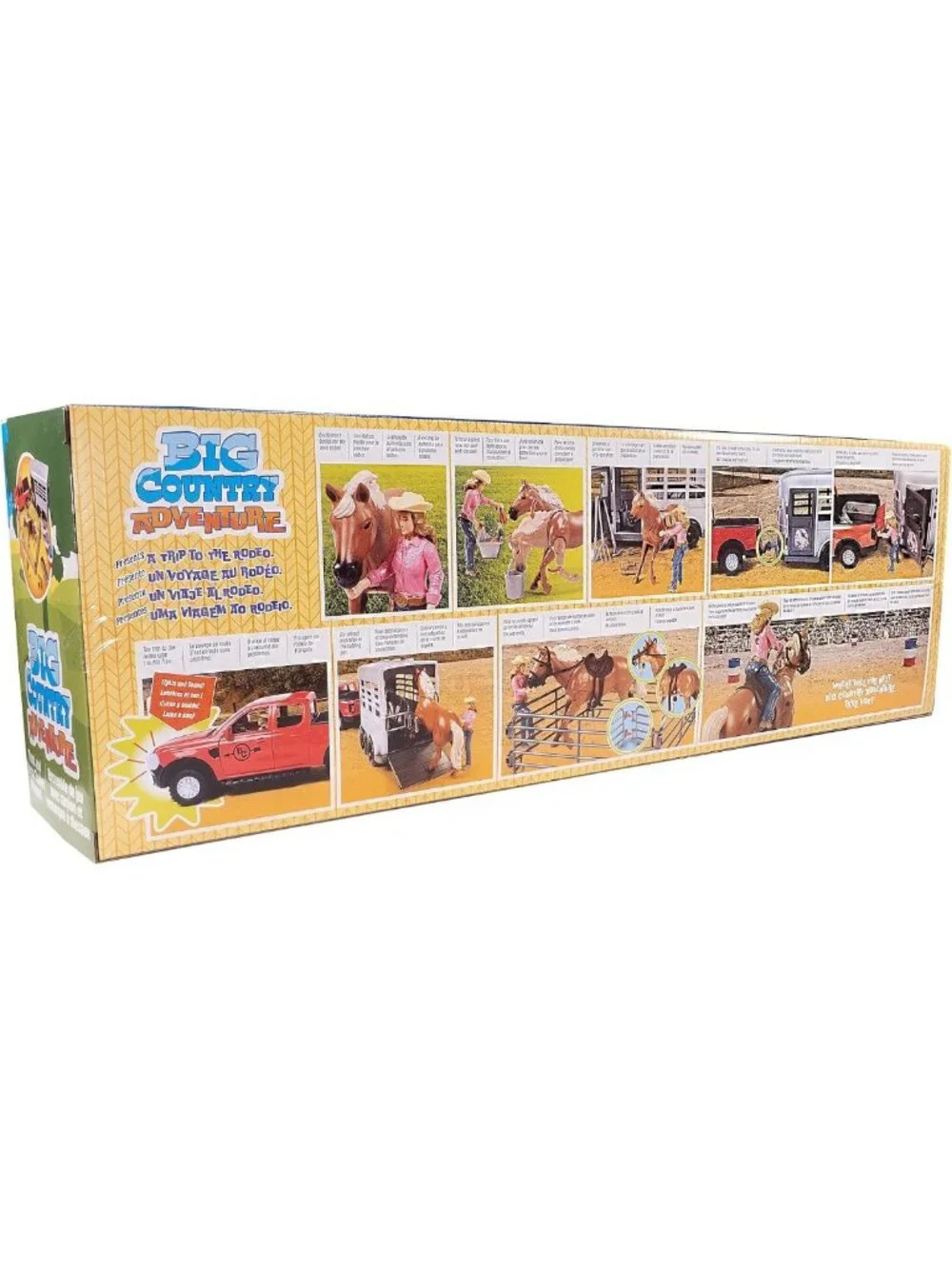 24pc Rodeo Toy Playset with Truck, Horse Trailer, Light-Sound Pickup & Figures